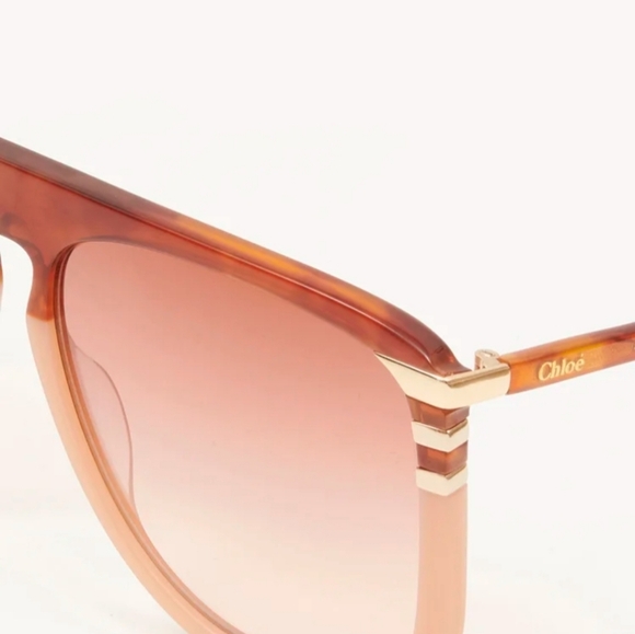 Chloe Havana Sunglasses CH0104S 006 / 58 14 150 Tortoise Orange Pink Gradient - Picture 16 of 17